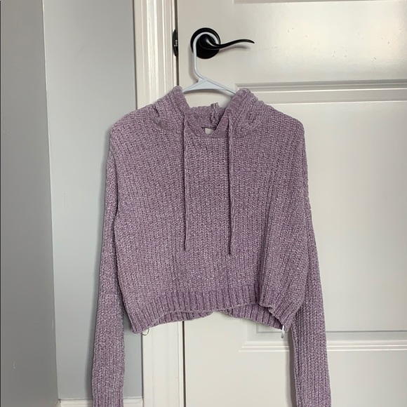 SO Tops - Purple Cropped sweater